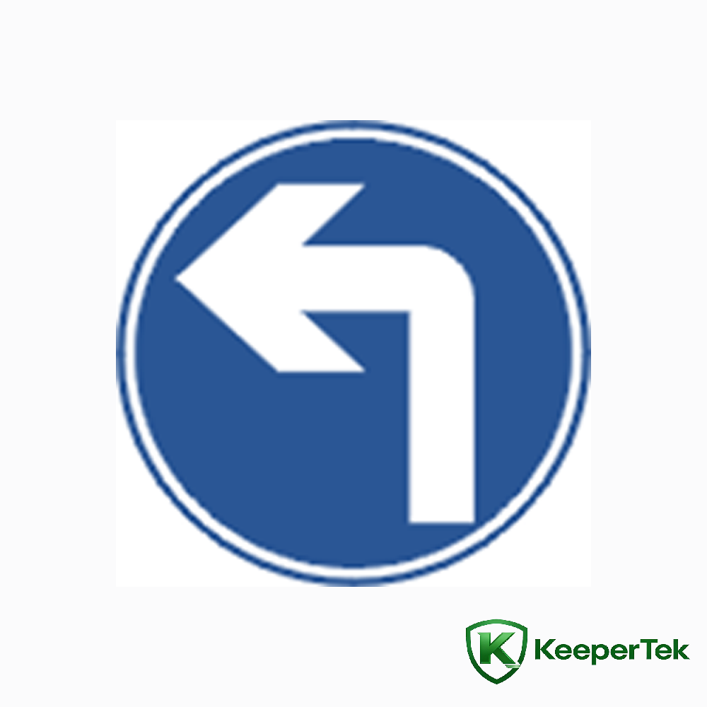 Sinal de direção à esquerda KT-CAS04