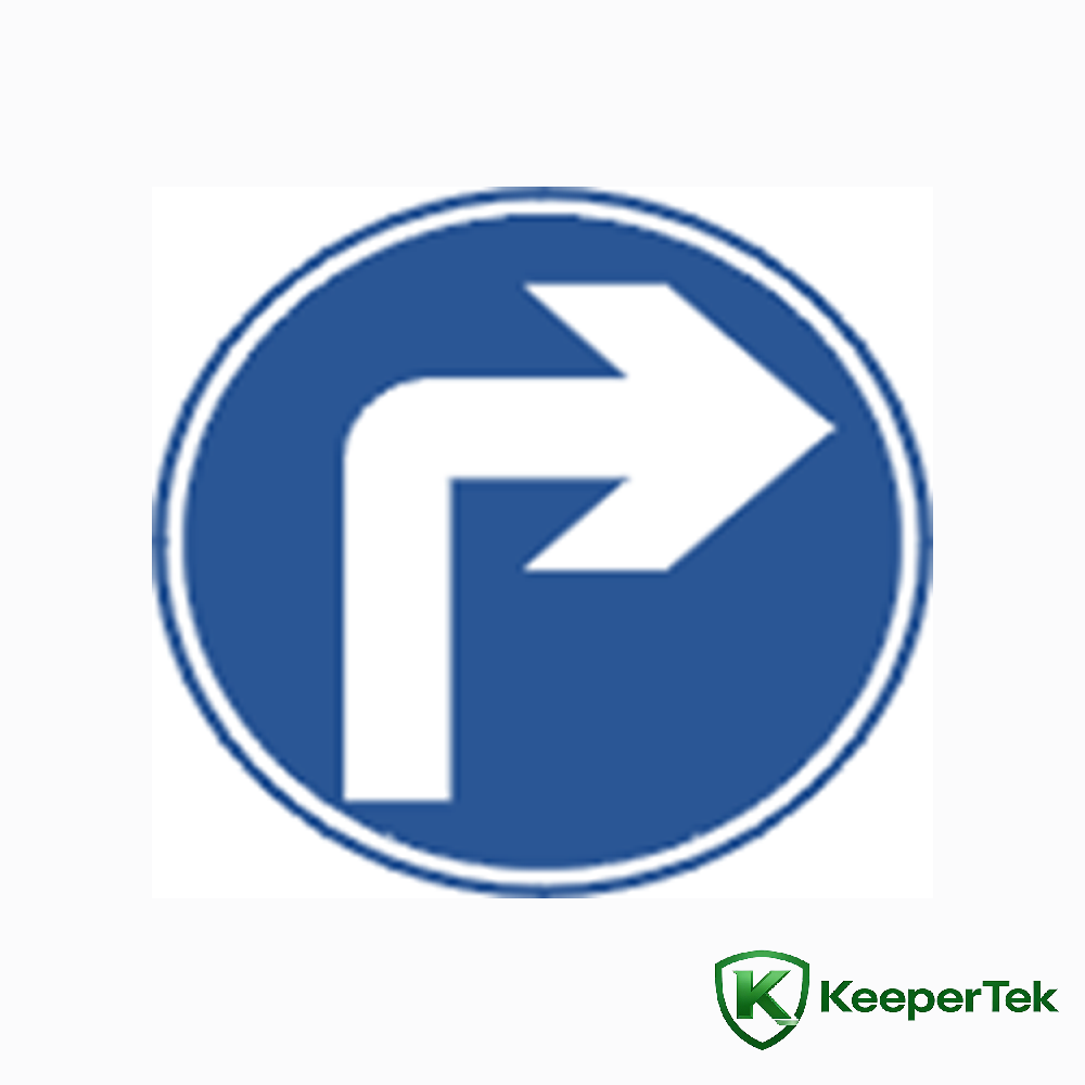 Sinal de direção à direita KT-CAS05